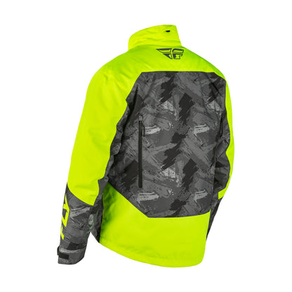 Fly Racing SNX Pro Snow Jacket/Pant Combo - Hi-Vis with Black