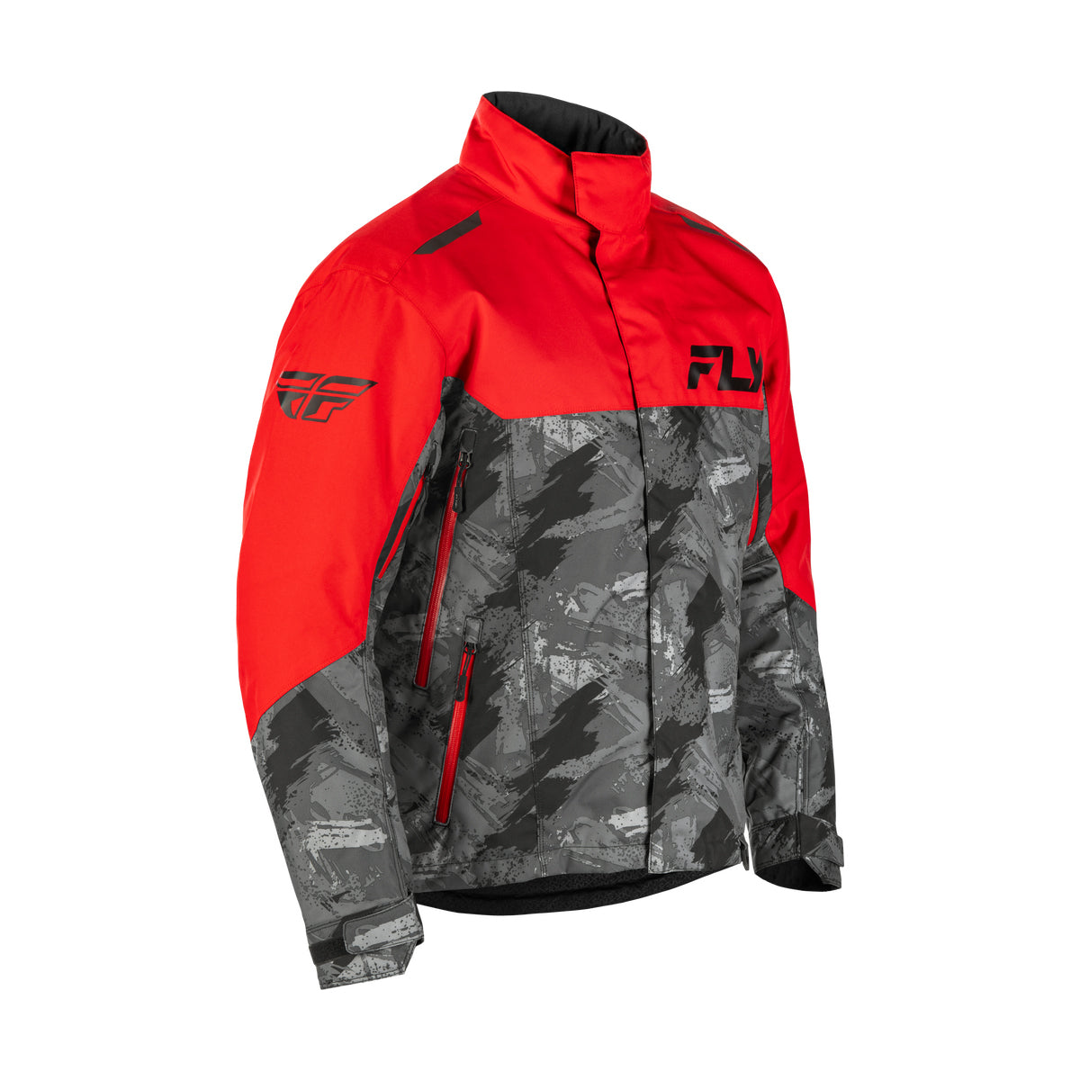 Fly Racing SNX Pro Snow Jacket/Pant Combo - Red with Black