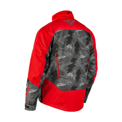 Fly Racing SNX Pro Snow Jacket/Pant Combo - Red with Black