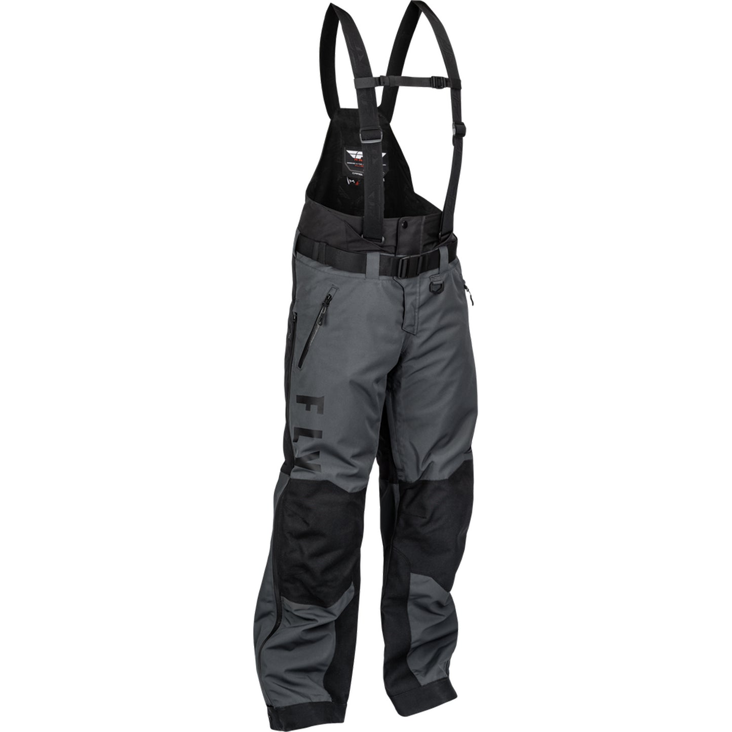 Fly Racing Carbon Snow Bib Shell - Black / Grey - 470-6202