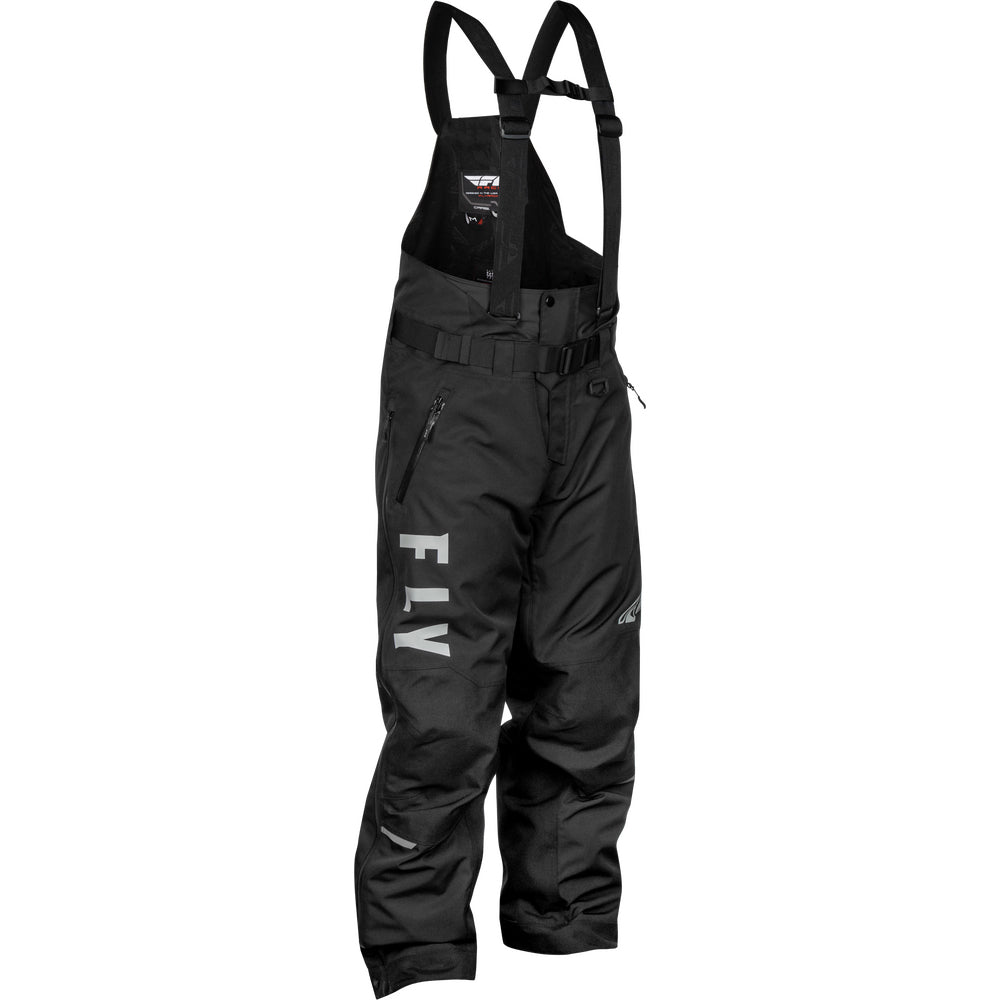 Fly Racing Carbon Snow Jacket/Bib Combo - Black with Grey