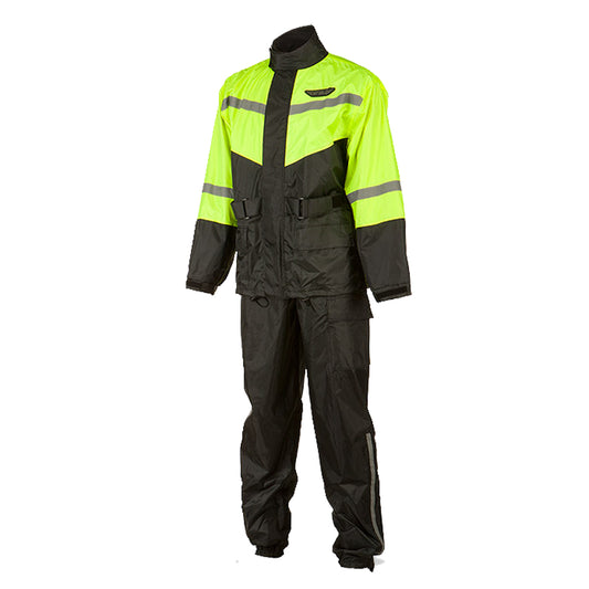 Fly Racing 2 Piece Rain Suit - Black/Hi-Vis Yellow - 479-8018 -