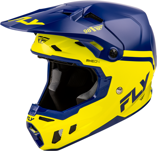 Fly Racing Formula-CC Objective Helmet - Navy/Yellow - 73-4348