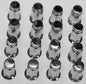 ITP 3/8"-24 Flat Base Chrome Lug Nuts Kit