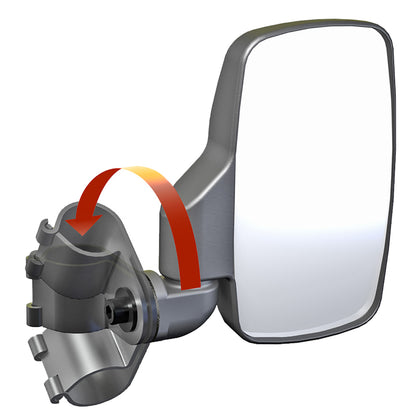 Seizmik UTV Sideview Mirror Kit - Polaris Pro-Fit & Can-Am Profiled ROPS - 18083