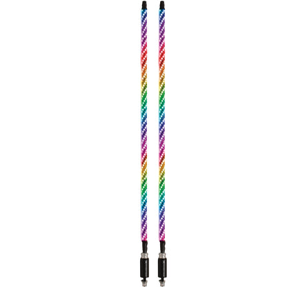 SoundExtreme 4' Extreme Whips (Pair) with 4-Zone Controller
