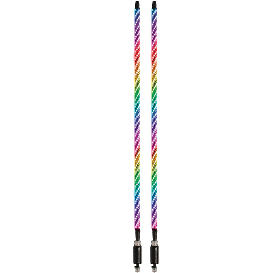 SoundExtreme 4' Extreme Whips (Pair) with 4-Zone Controller