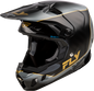 Fly Racing Formula CC Underglow Helmet - Black/Grey/Gold - M73-4351 -