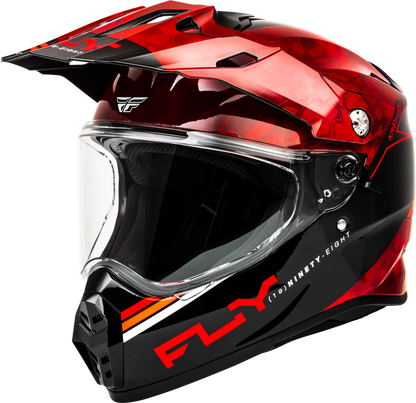 Fly Racing Trekker Kryptek Conceal Helmet - 73-7029 - Red/Black
