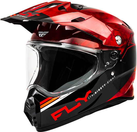Fly Racing Trekker Kryptek Conceal Helmet - 73-7029 - Red/Black