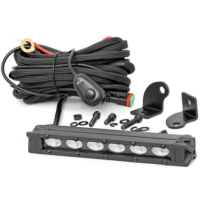 Rough Country 6" Black Series LED Light Bar - Slim Line