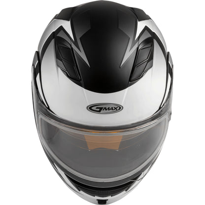 GMAX MD-01S Descendant Modular Dual Lens Shield Snow Helmet - Black/White - 72-6296