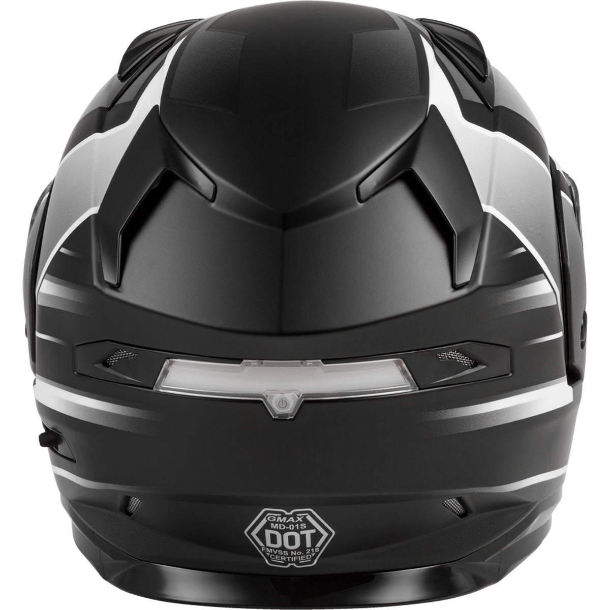 GMAX MD-01S Descendant Modular Dual Lens Shield Snow Helmet - Black/White - 72-6296