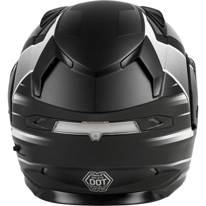 GMAX MD-01S Descendant Modular Dual Lens Shield Snow Helmet - Black/White - 72-6296
