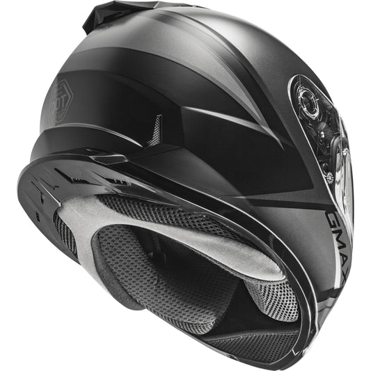 GMAX FF-49S Full-Face Hail Snow Dual Lens Shield Helmet - Matte Black/Grey - 72-6335