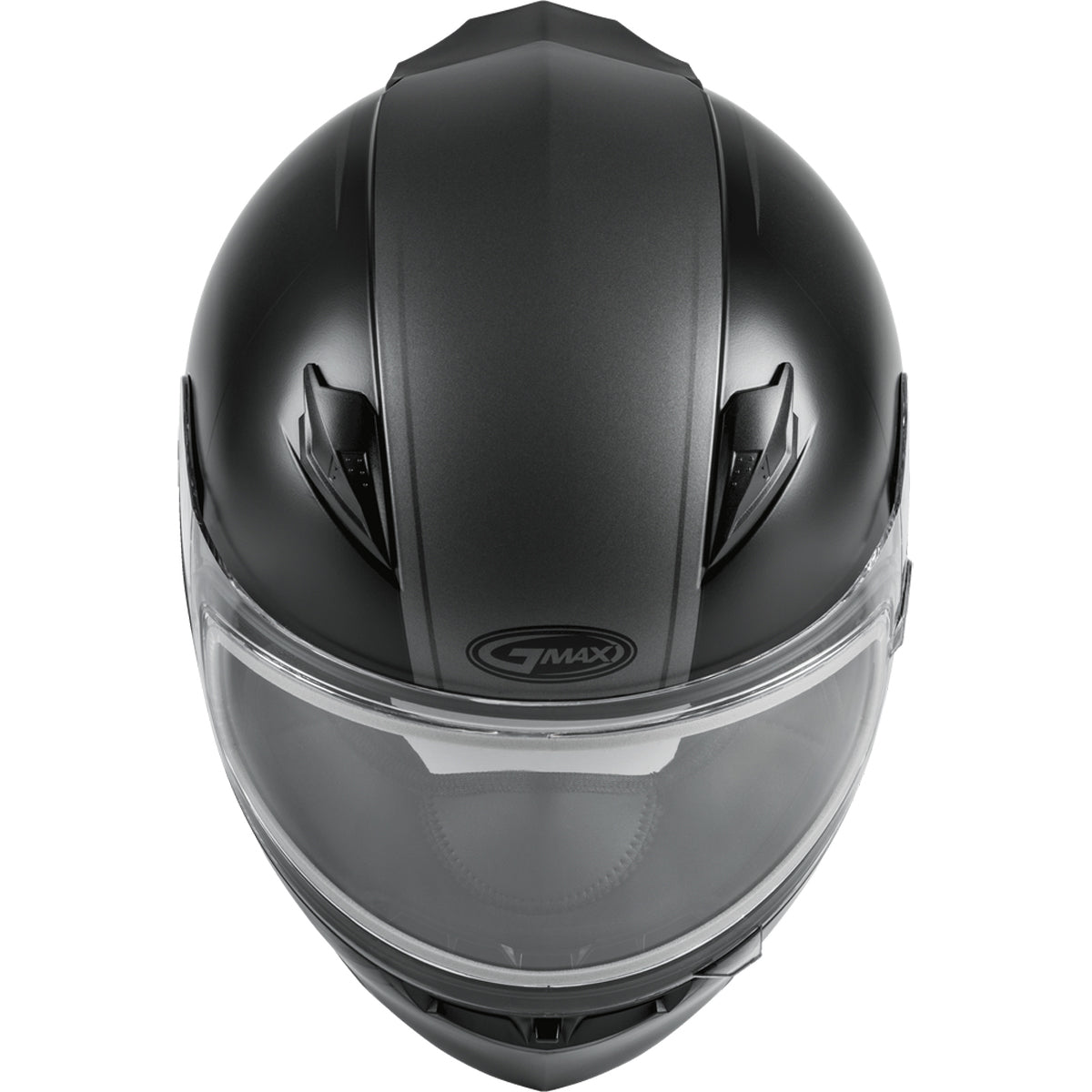 GMAX FF-49S Full-Face Hail Snow Dual Lens Shield Helmet - Matte Black/Grey - 72-6335