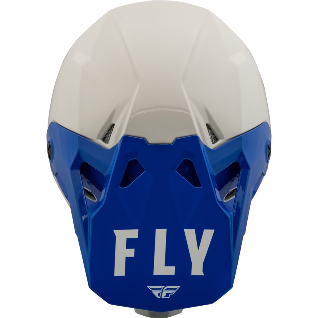 Fly Racing Formula CP Slant Helmet - Grey / Blue - LG - 73-0032L