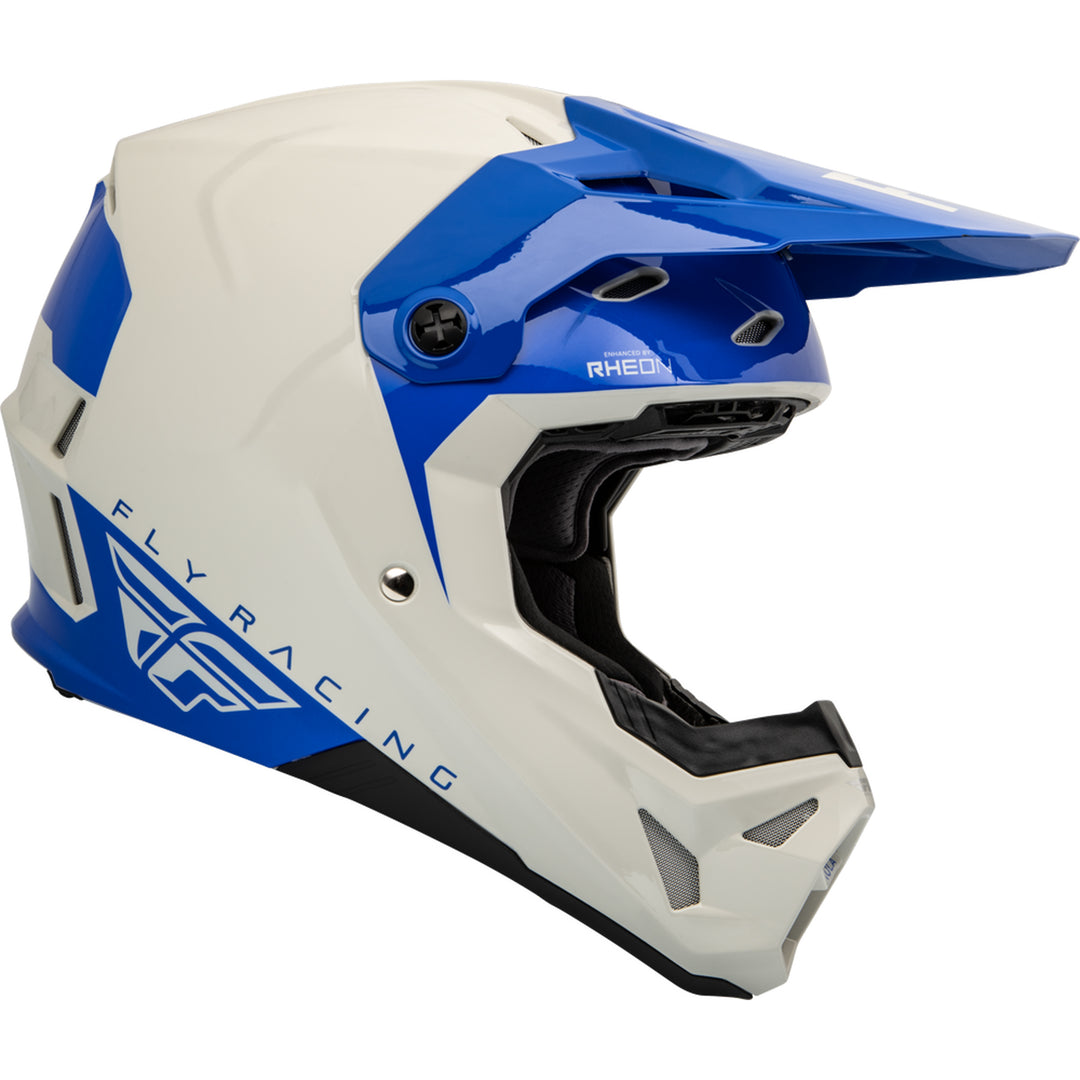 Fly Racing Formula CP Slant Helmet - Grey / Blue - LG - 73-0032L