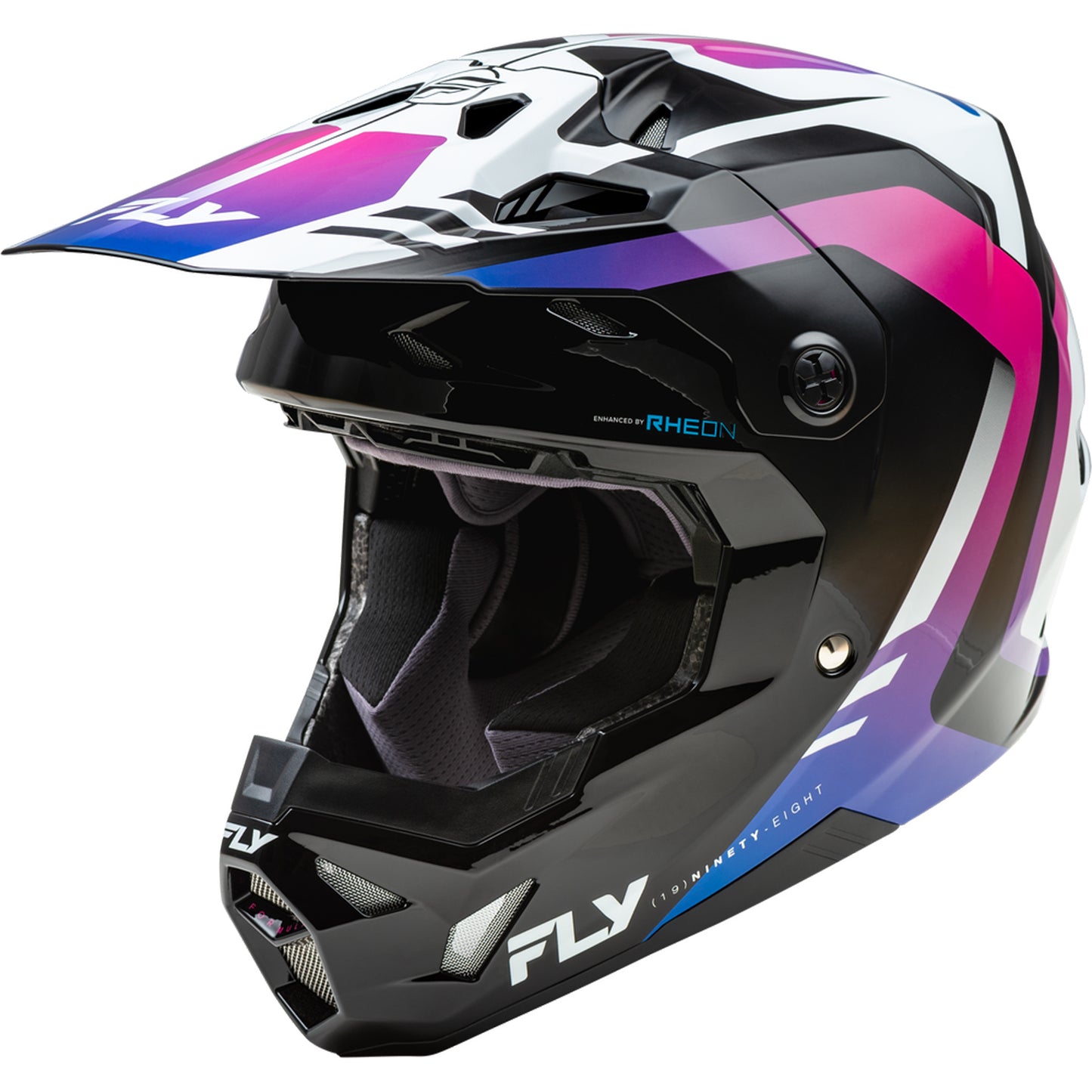 Fly Racing Formula CP Krypton Helmet - White/Black/Purple - 73-0039