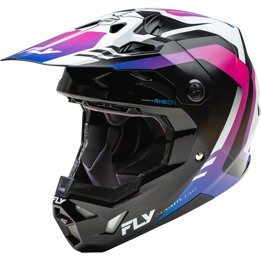 Fly Racing Formula CP Krypton Helmet - White/Black/Purple - 73-0039