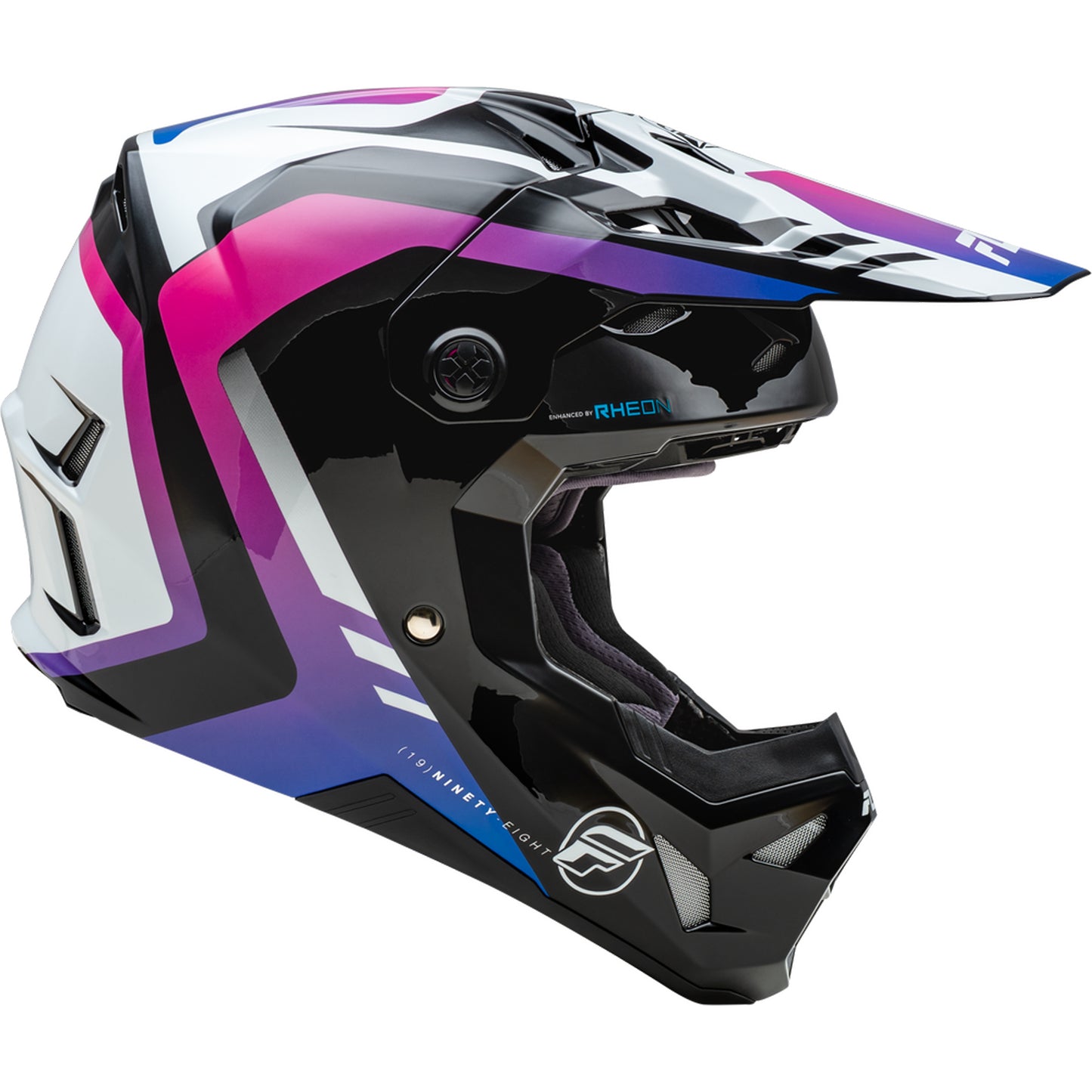 Fly Racing Formula CP Krypton Helmet - White/Black/Purple - 73-0039
