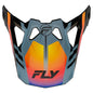 Fly Racing Formula CP Krypton Visor - Grey/Black/Electric Fade - MD/2X - 73-0047