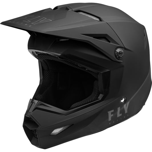 Fly Racing Youth Kinetic Lite Helmet - Solid Matte Black