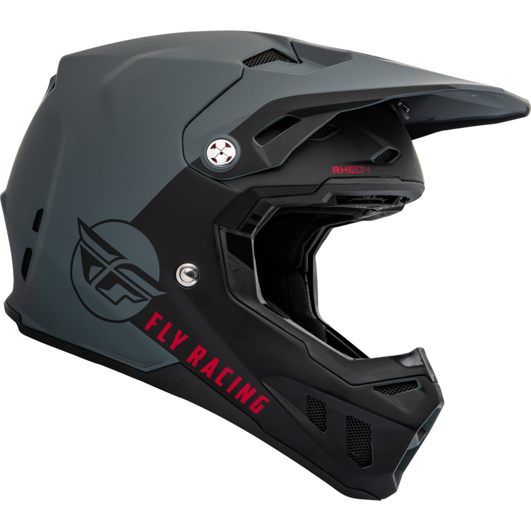 Fly Racing Formula CC Centrum Helmet - Matte Grey / Black - XS - 73-4321XS