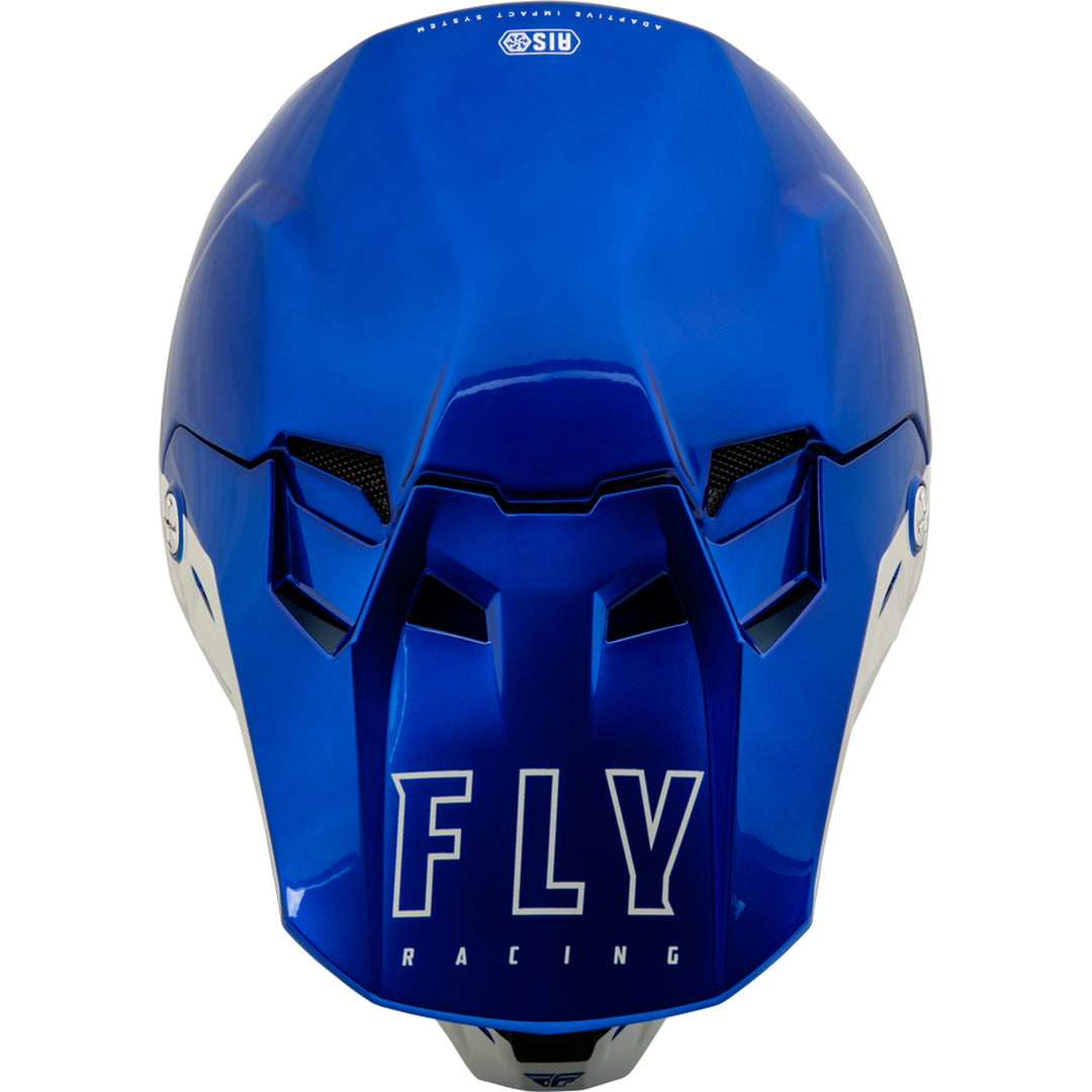 Fly Racing Formula CC Centrum Helmet - Metallic Blue/Light Grey - LG - 73-4322L