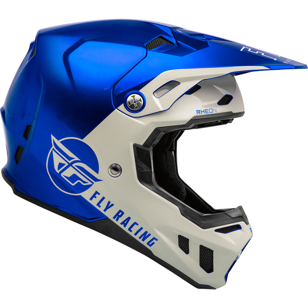 Fly Racing Formula CC Centrum Helmet - Metallic Blue/Light Grey - XL - 73-4322X