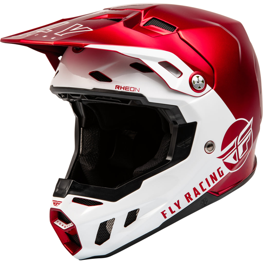 Fly Racing Formula CC Centrum Helmet - Metallic Red / White - 2X - 73-43232X