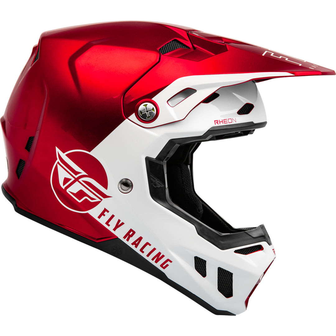 Fly Racing Formula CC Centrum Helmet - Metallic Red / White - LG - 73-4323L