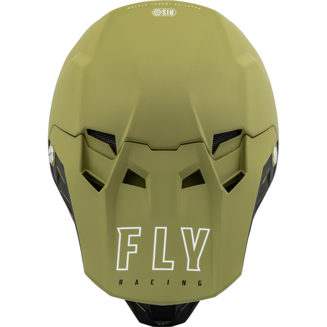 Fly Racing Formula CC Centrum Helmet - Matte Olive Green/Black - MD - 73-4324M