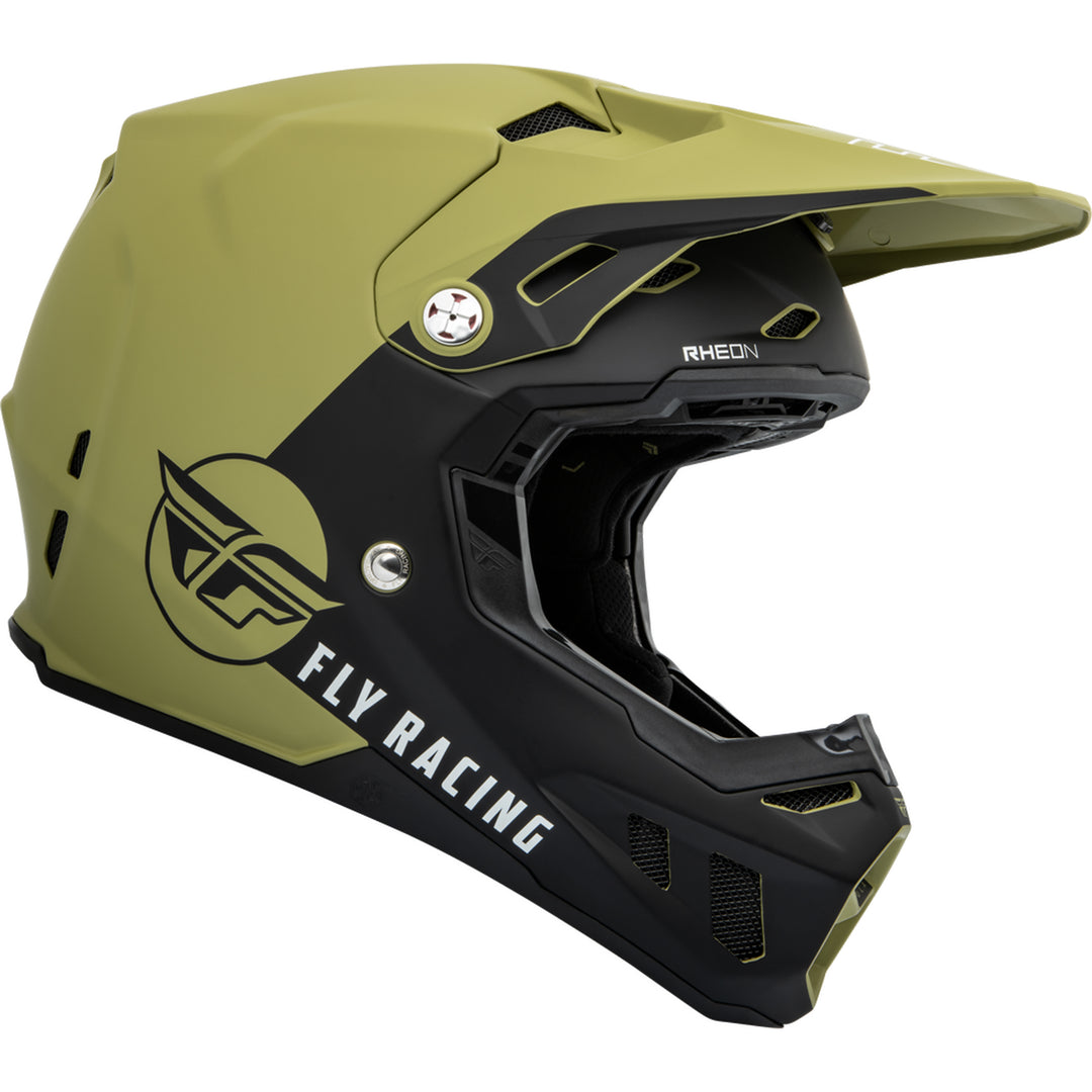 Fly Racing Formula CC Centrum Helmet - Matte Olive Green/Black - SM - 73-4324S