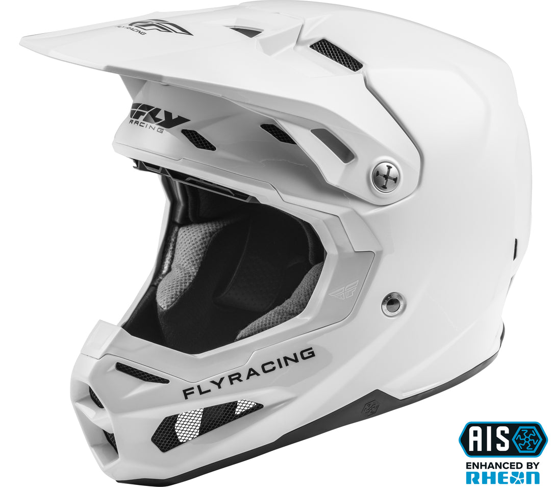 Fly Racing Formula Solid Carbon Fiber Helmet - White - 73-4401