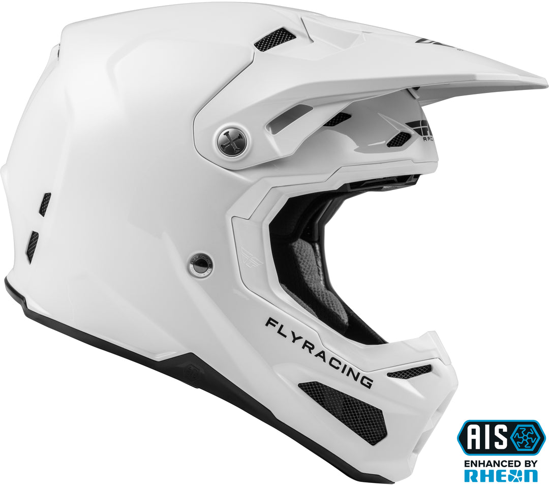 Fly Racing Formula Solid Carbon Fiber Helmet - White - 73-4401