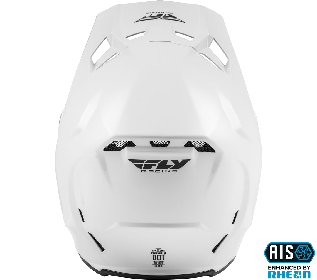 Fly Racing Formula Solid Carbon Fiber Helmet - White - 73-4401