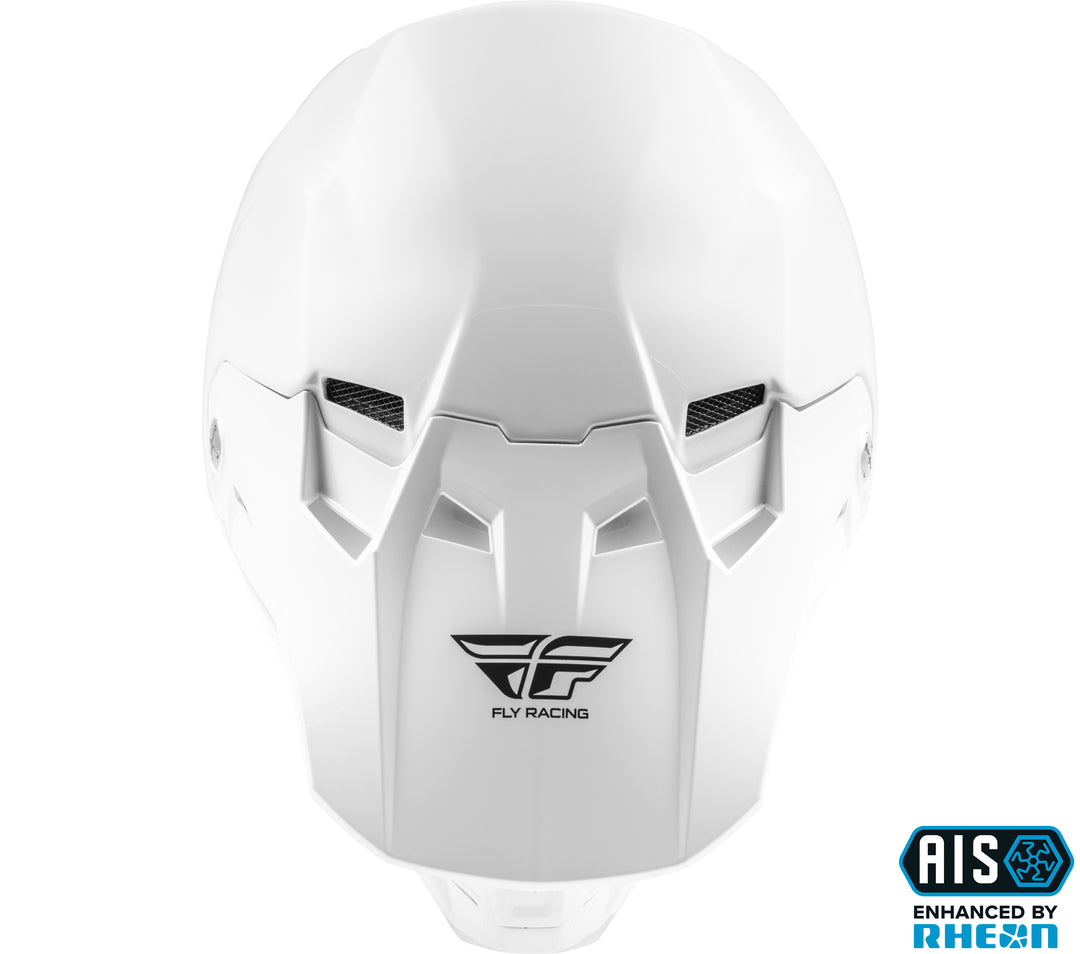 Fly Racing Formula Solid Carbon Fiber Helmet - White - 73-4401