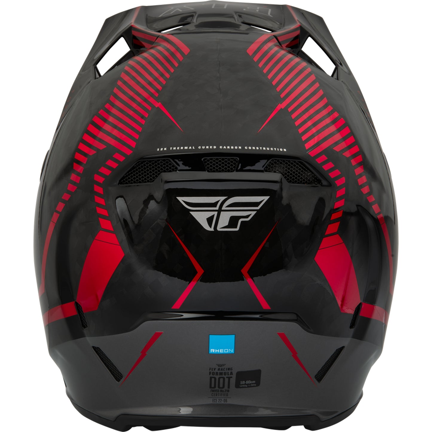 Fly Racing Formula Tracer Carbon Fiber Helmet - Red / Black - 73-4443