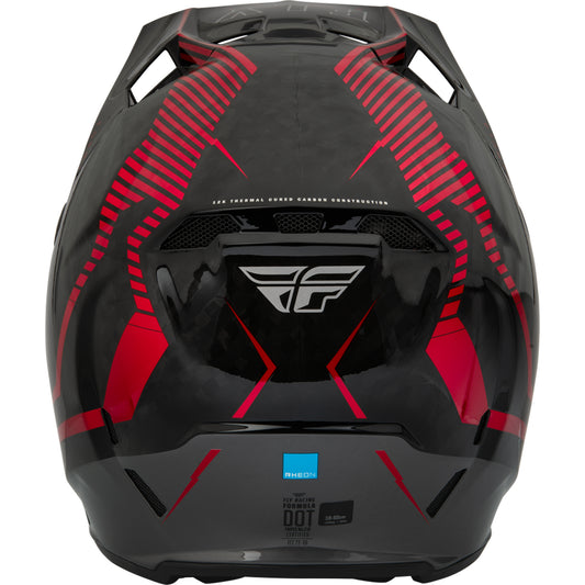 Fly Racing Formula Tracer Carbon Fiber Helmet - Red / Black - 73-4443