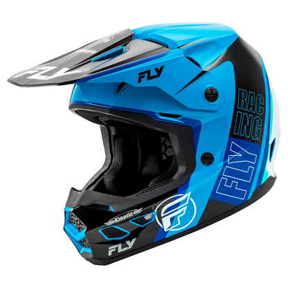 Fly Racing Kinetic Rally Helmet - Blue / Black / White - 73-8660