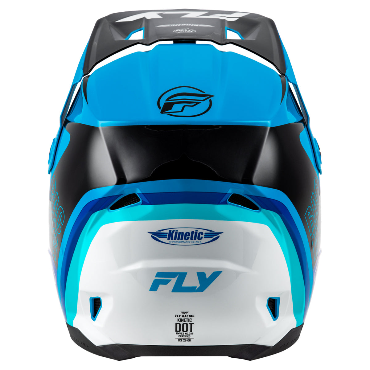Fly Racing Kinetic Rally Helmet - Blue / Black / White - 73-8660
