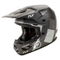 Fly Racing Kinetic Rally Helmet - Matte Grey / Black / White - 73-8662