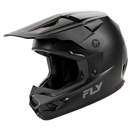 Fly Racing Kinetic Solid Helmet - Matte Black