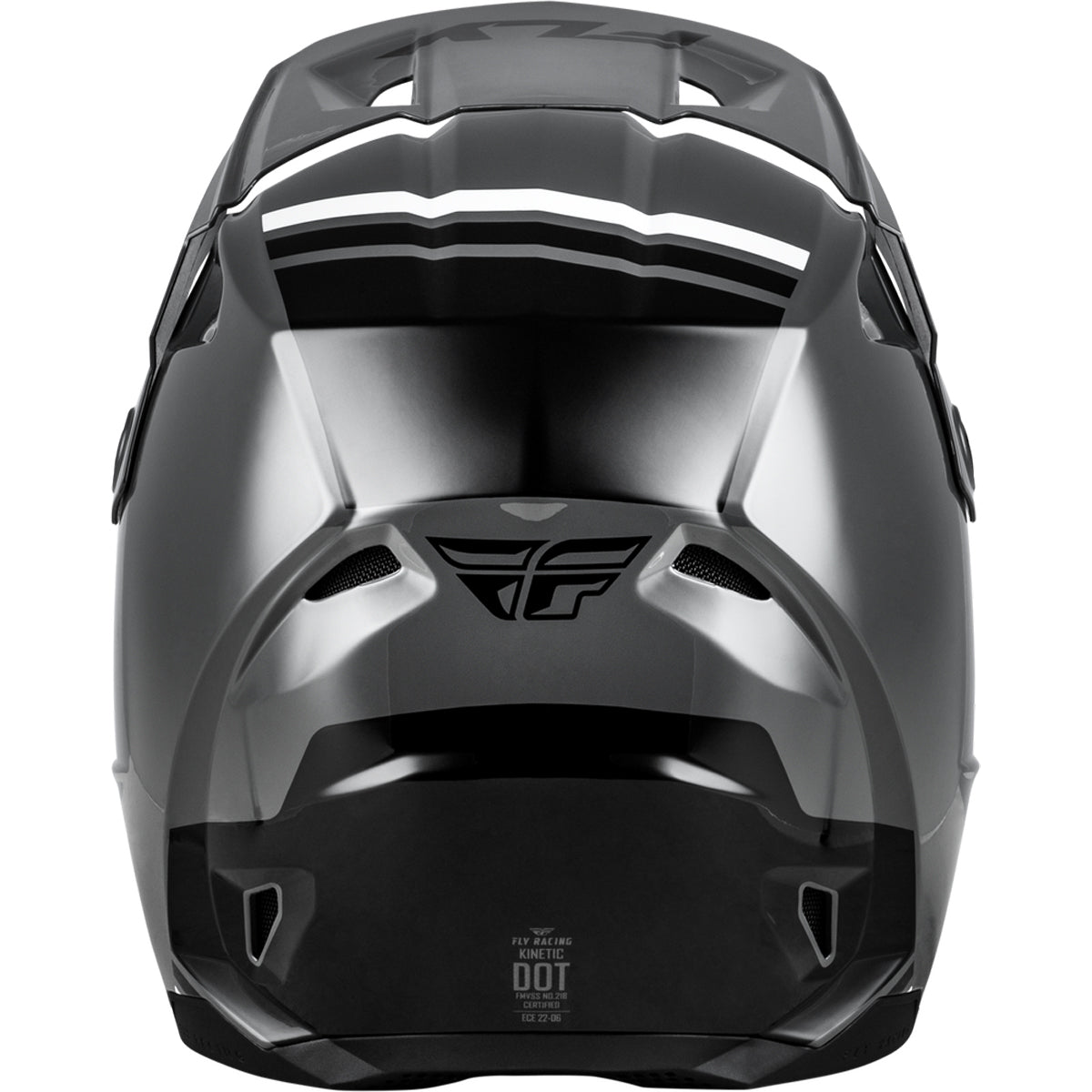 Fly Racing Kinetic Verdict Helmet - Grey / Black / White - 73-8720