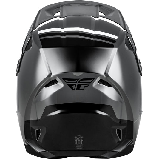 Fly Racing Kinetic Verdict Helmet - Grey / Black / White - 73-8720