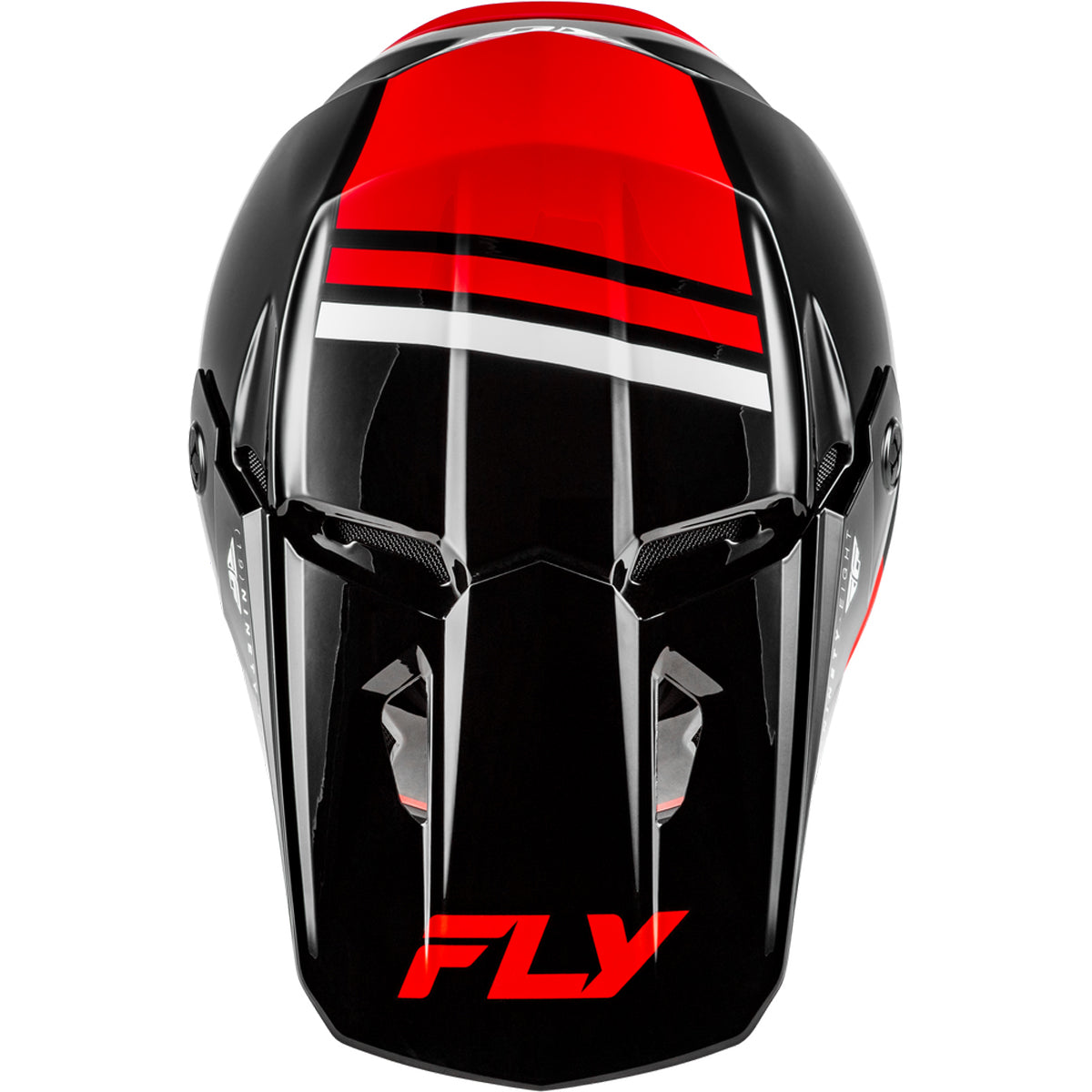 Fly Racing Kinetic Verdict Helmet - Black / Red / White - 73-8721