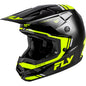 Fly Racing Kinetic Verdict Helmet - Black / Hi-Vis / Grey - 73-8723
