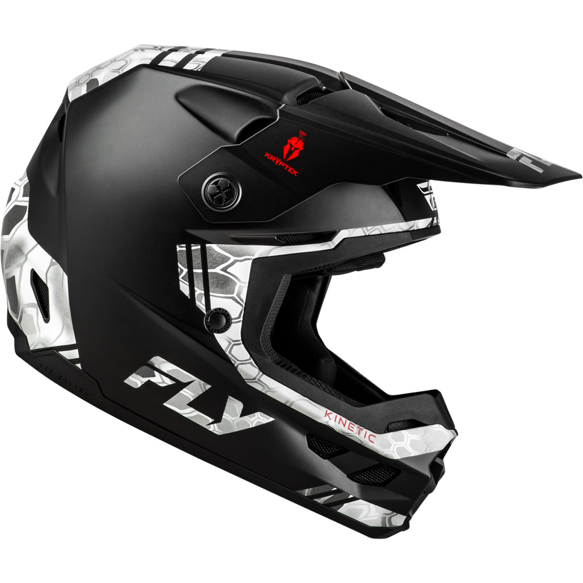 Fly Racing Kinetic Verdict Kryptek Helmet - Black / Grey - 73-8728