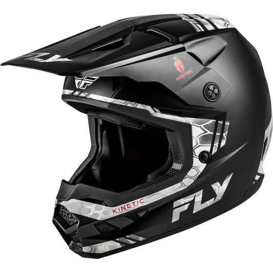 Fly Racing Kinetic Verdict Kryptek Helmet - Black / Grey - 73-8728